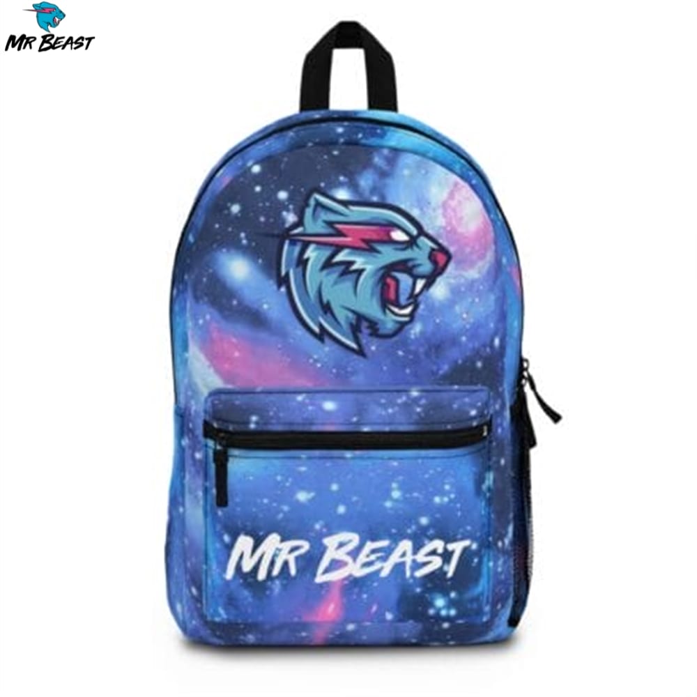 Mr Beast Backpack Casual Waterproof Travel Bag